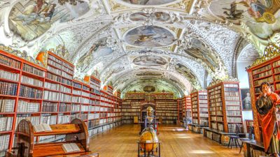 The Library of Strahov Monastery in Prague, Czech Republic – One of the world’s most beautiful libraries!
