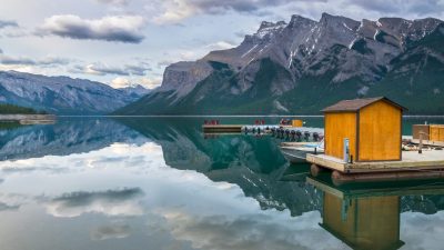 A cruise on Lake Minnewanka in Banff, Canada!