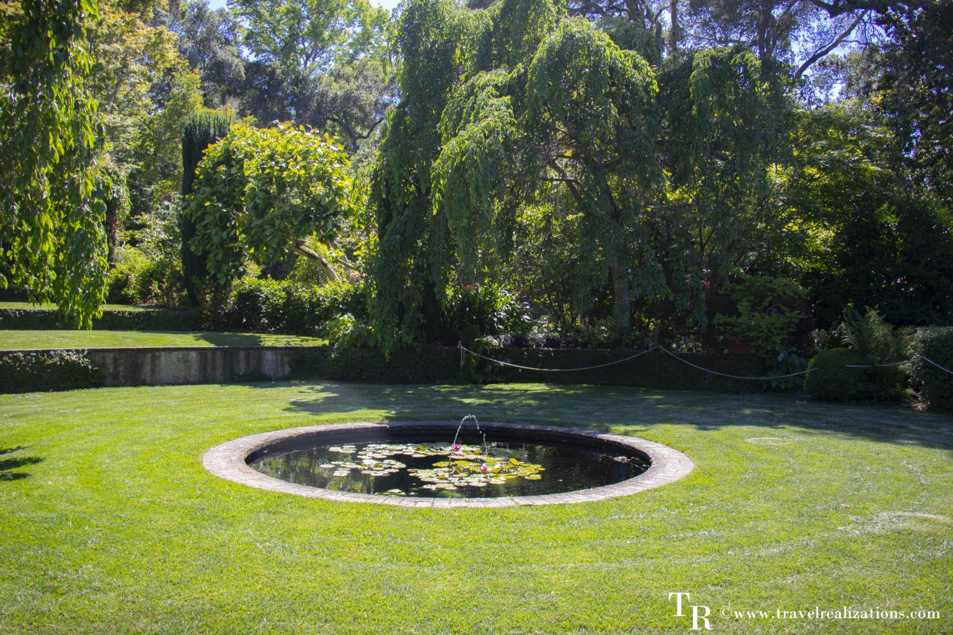 The Pool Pavilion Lawn at Filoli Estate in Woodside, California