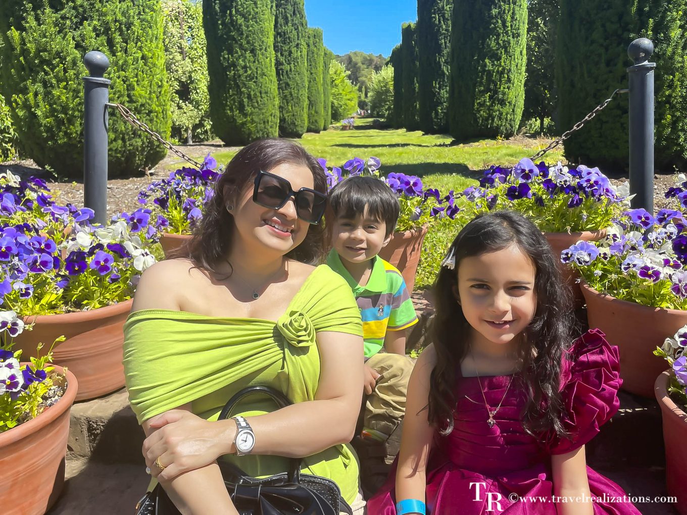 The 16 acres of formal garden at Filoli Estate in Woodside, California