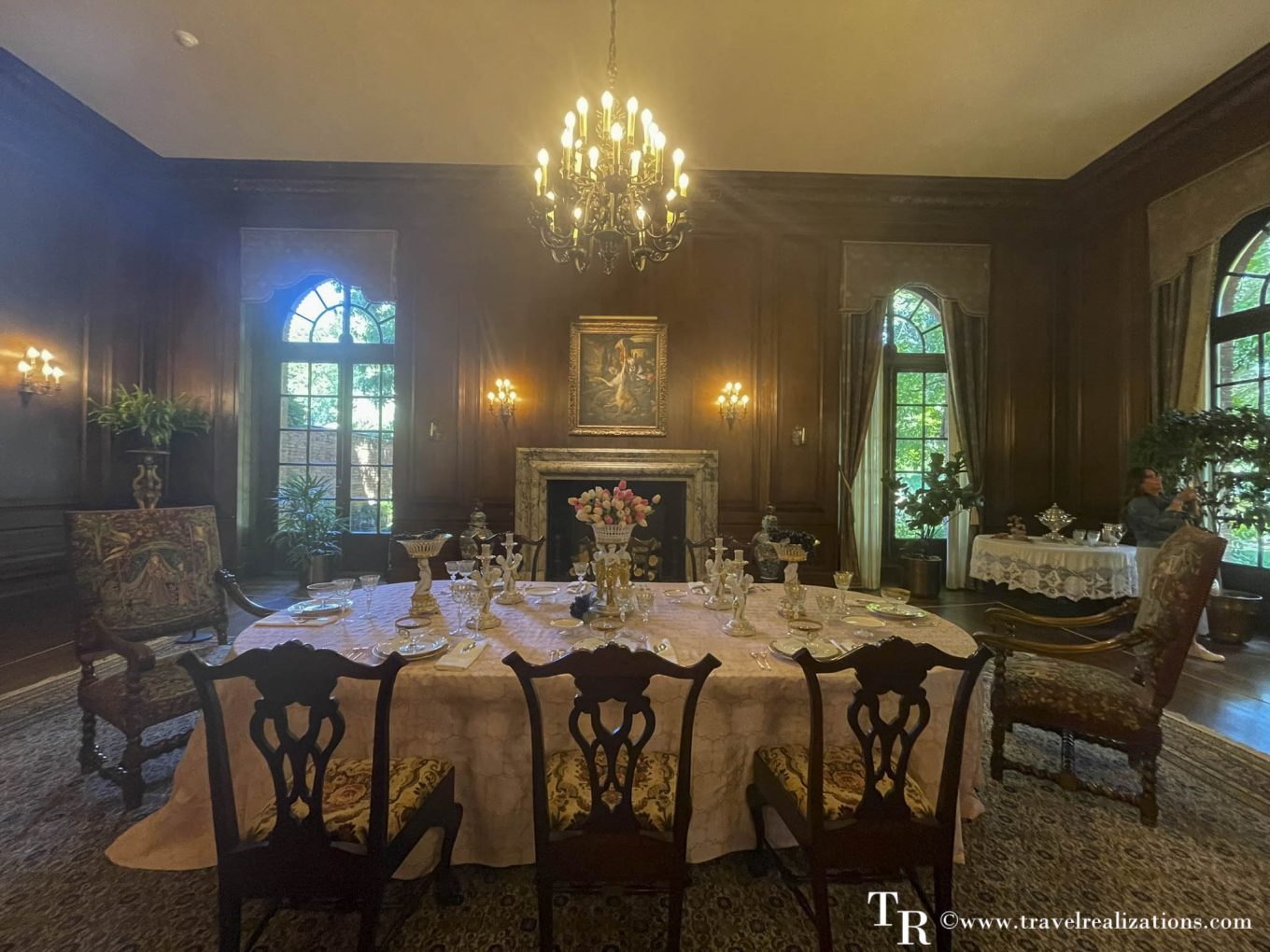 Inside the Historic House at Filoli Estate in Woodside, California