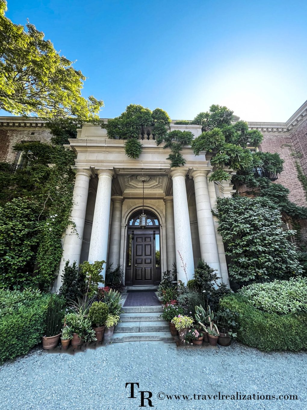 The 1917 Georgian Revival Historic House at Filoli Estate in Woodside, California